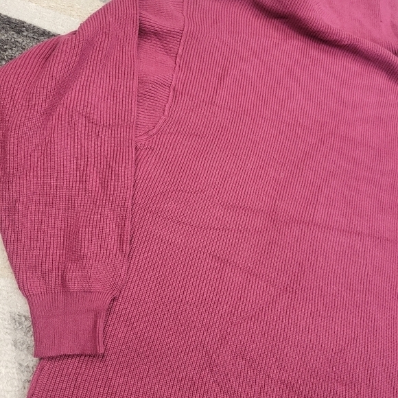 FREE PEOPLE Softly Structured Sweater Berry Size Small - Picture 4 of 8
